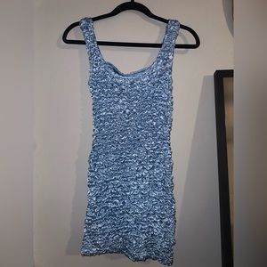 Scrunchie mini bodycon dress
